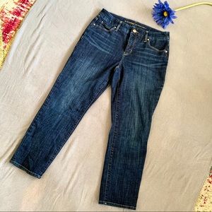 Chico’s So Slimming Girlfriend Crop Jeans Size 0